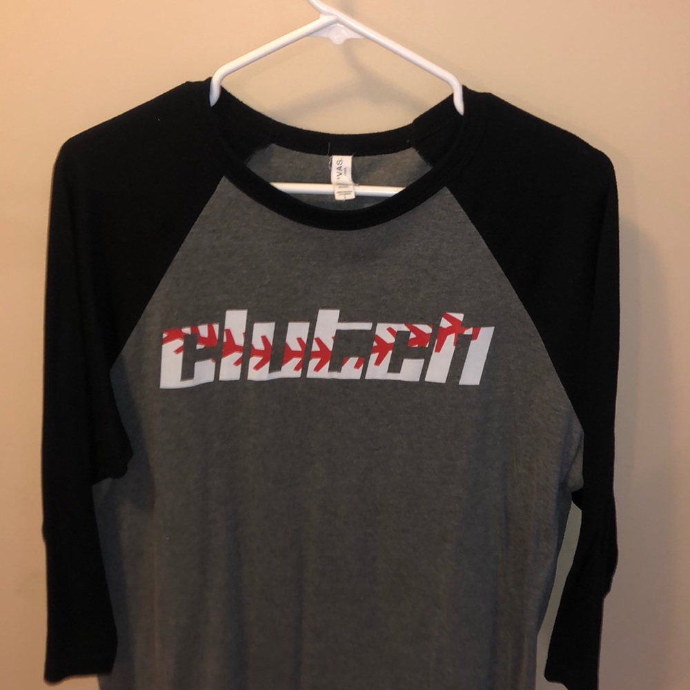 Baseball Three Quarter Clutch Tee